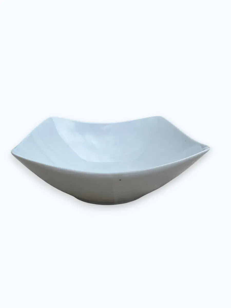 Plato entrada cuadrado cuatro puntas 17 cm