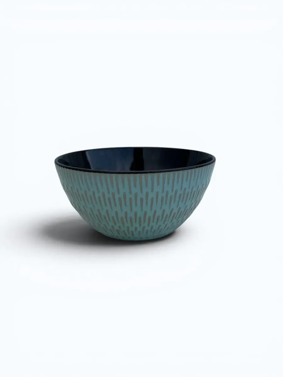 Bowl redondo turquesa envejecido 16 cm
