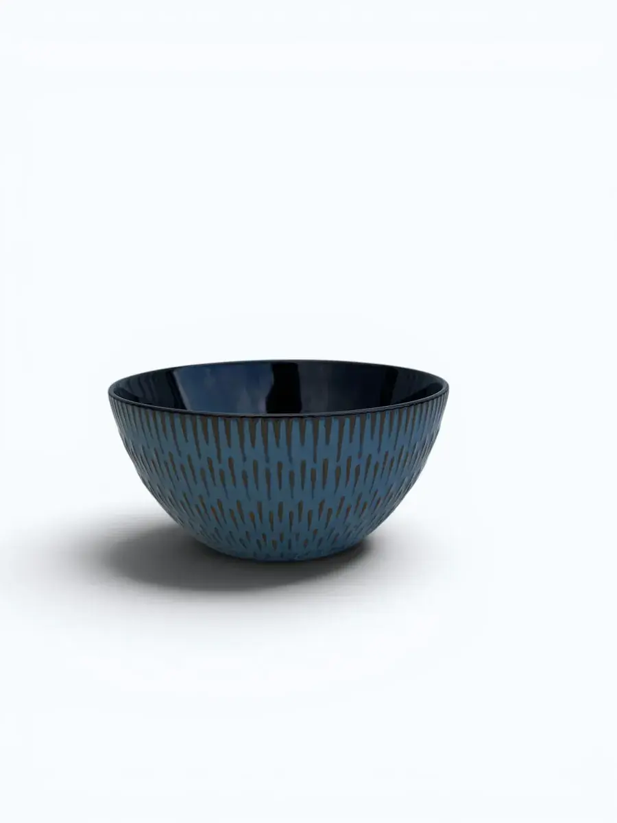 Bowl redondo azul envejecido 16 cm