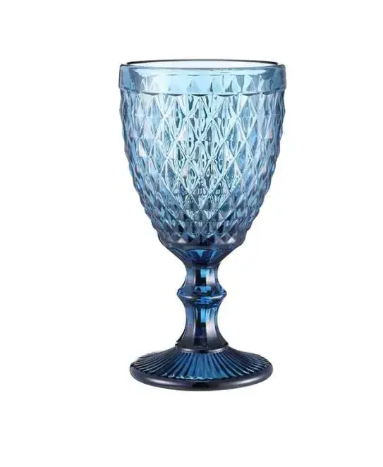 Copa vintage azul 330 cc