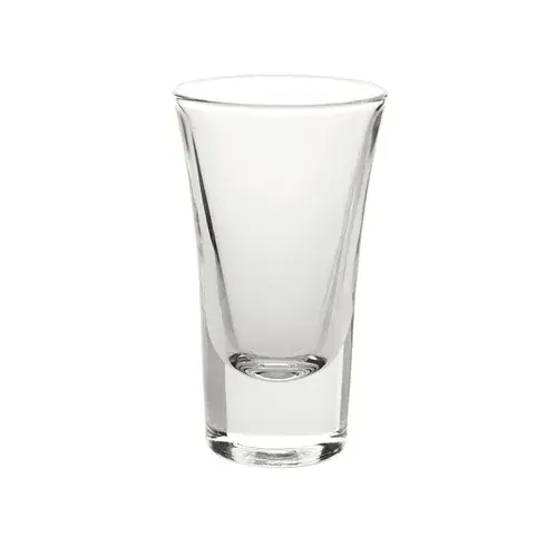 Vaso shot acinturado alto 9 cm. diámetro 5 cm . 60 cc