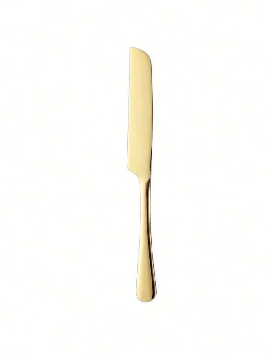 Cuchillo torta dorado