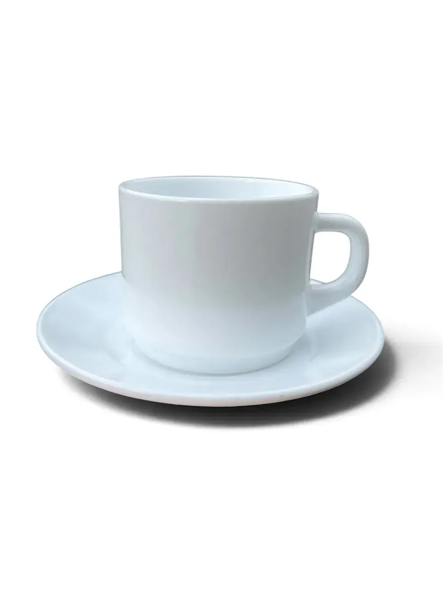 Taza té c/ platillo luminarc 220 cc