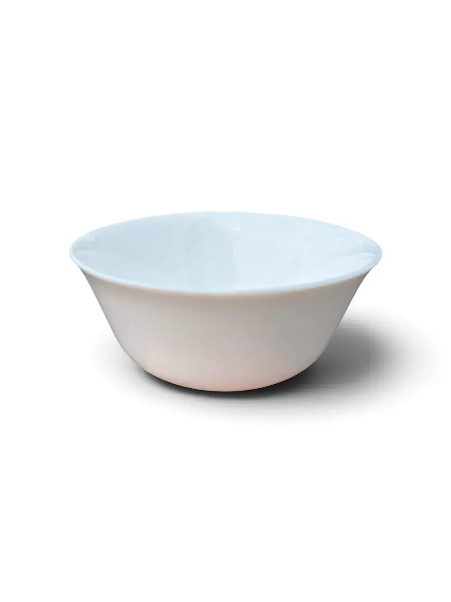 Compotera de loza blanca luminarc 12 cm . diametro