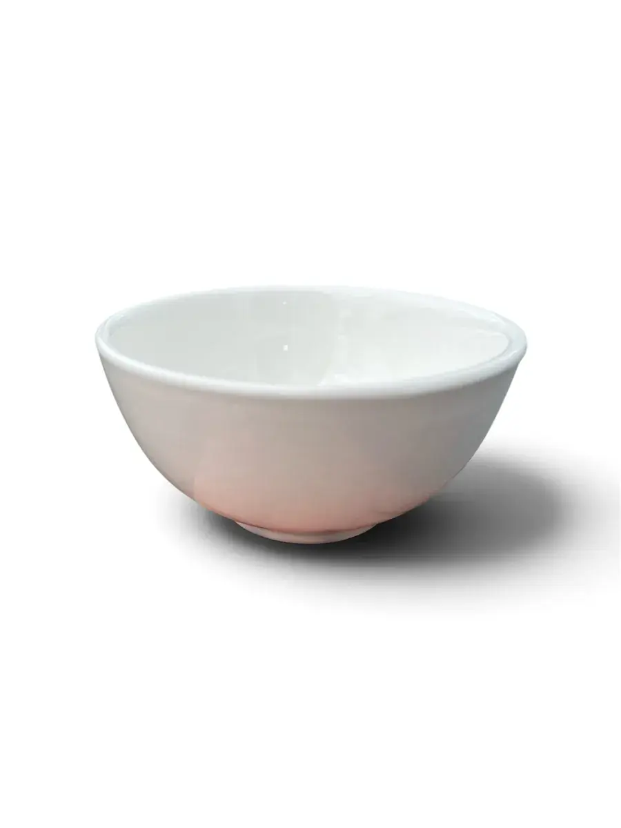 Compotera de loza blanca florencia 10 cm. diametro