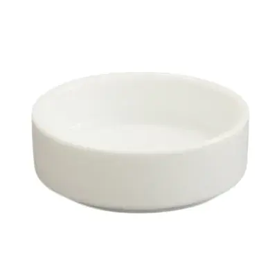 Pocillo de mantequilla loza blanca 7,5 cm