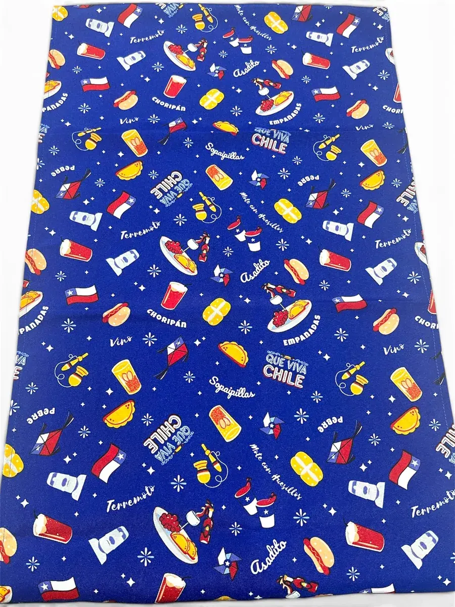 Camino de tela diseño fiestas patrias