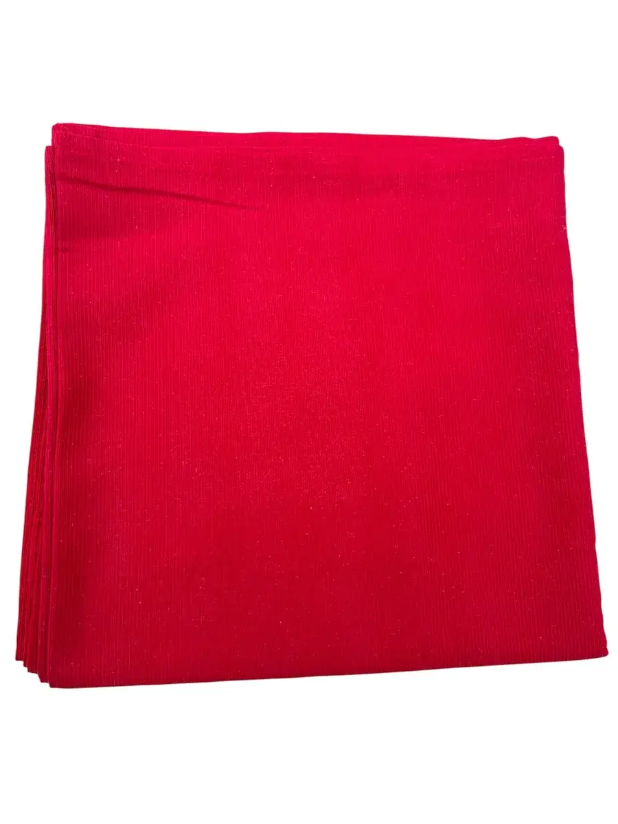 Carpeta de tela color rojo