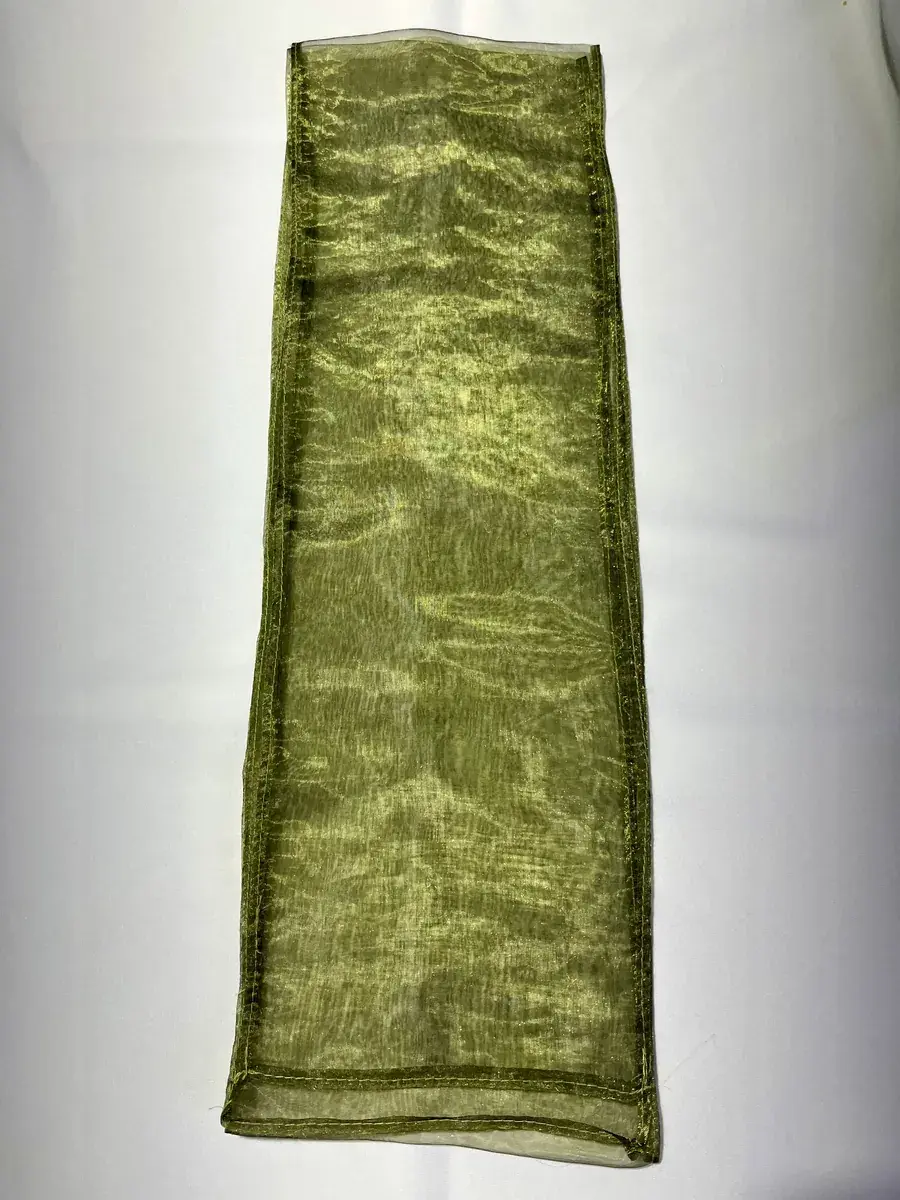 Lazo de muselina color verde