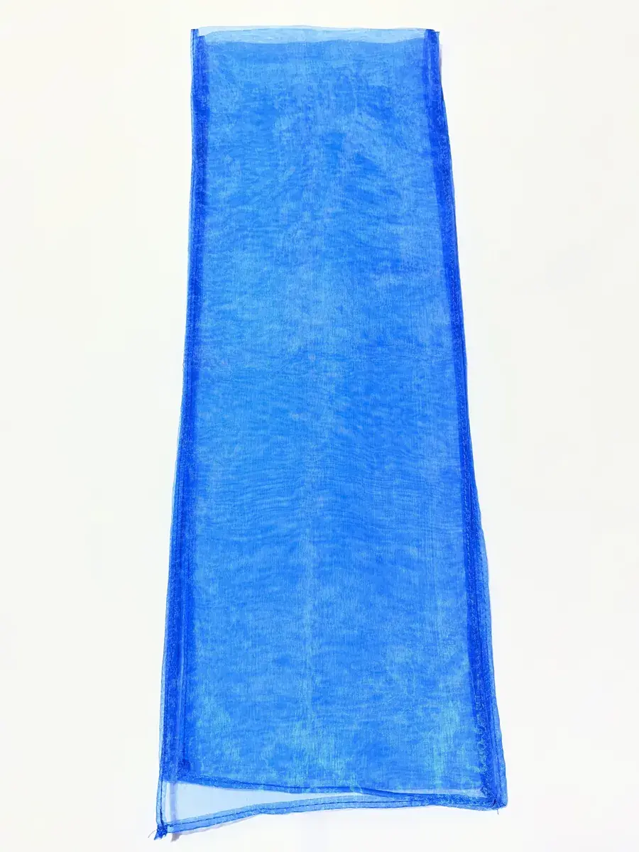 Lazo de muselina color azul
