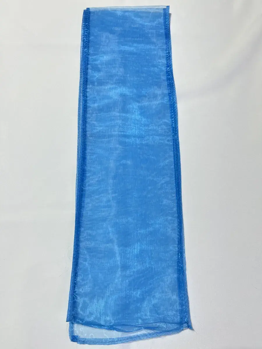 Lazo de muselina color celeste oscuro