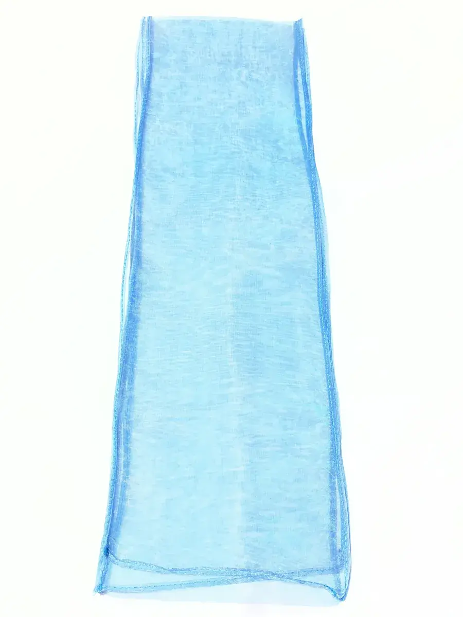 Lazo de muselina color celeste claro