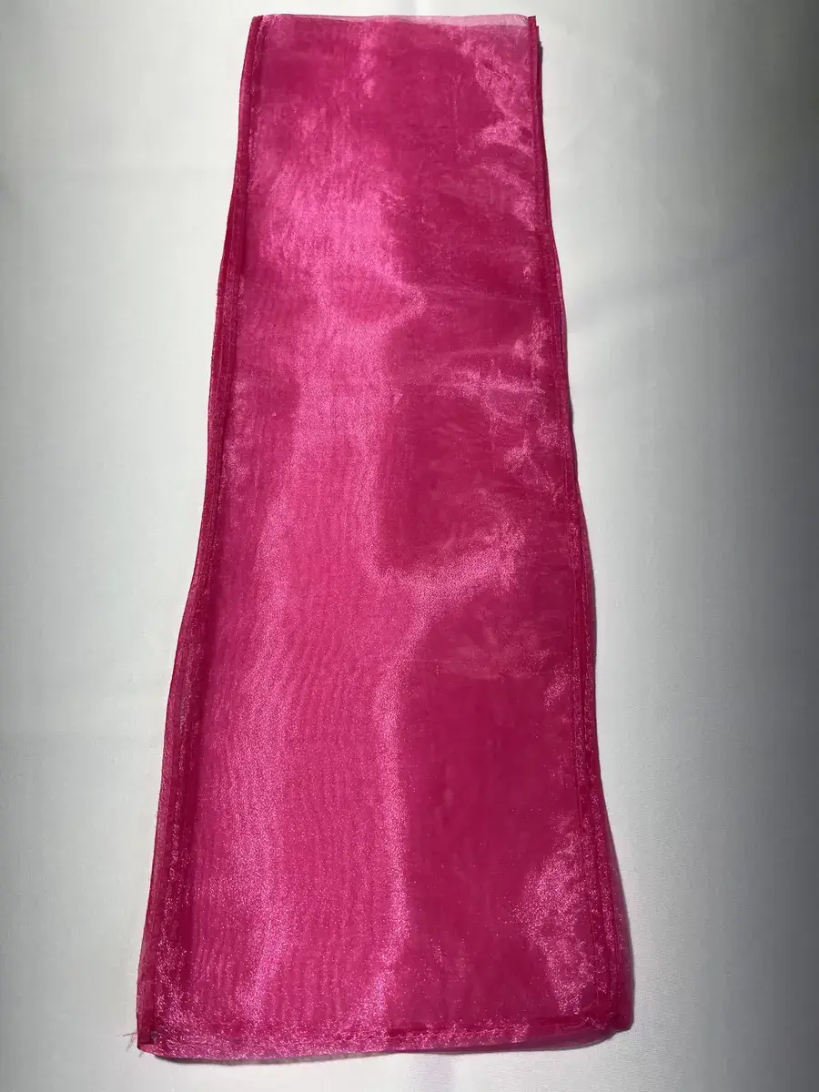 Lazo de muselina color fucsia