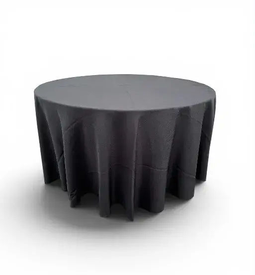 Mantel redondo color negro 3 mts. diametro