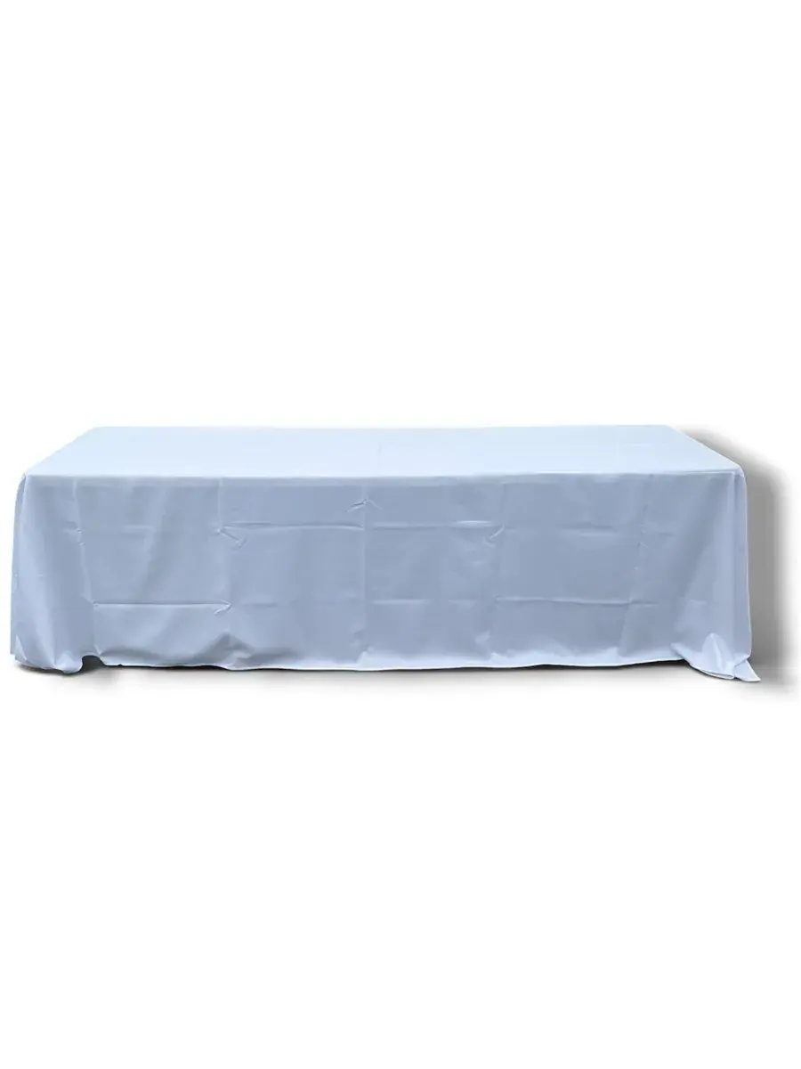 MANTEL RECT. COLOR BLANCO PARA MESÓN 2,40 CM. (3,90x2,25 CM.)