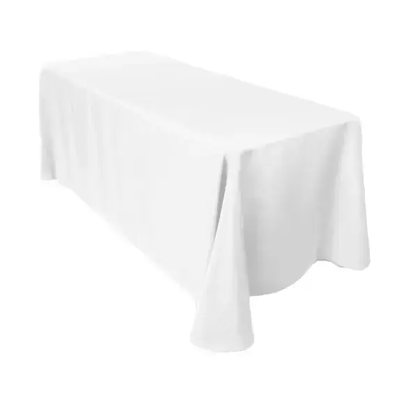 MANTEL RECT. COLOR BLANCO PARA MESON 1,80 CM. ( 3,30x2,25 CM.)