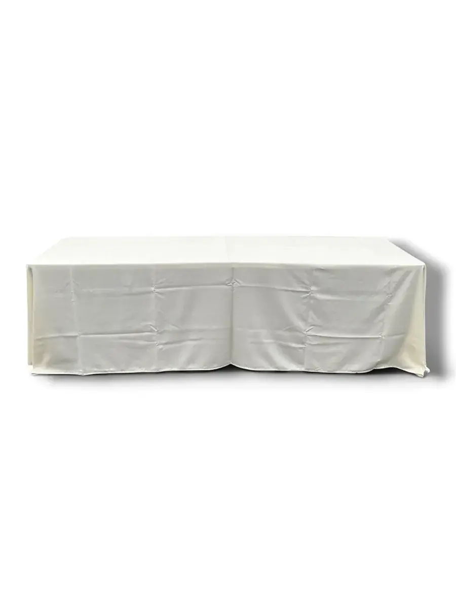 MANTEL RECT. COLOR MARFIL PARA MESÓN DE 2,40 CM. (3,90x2,25 CM.)