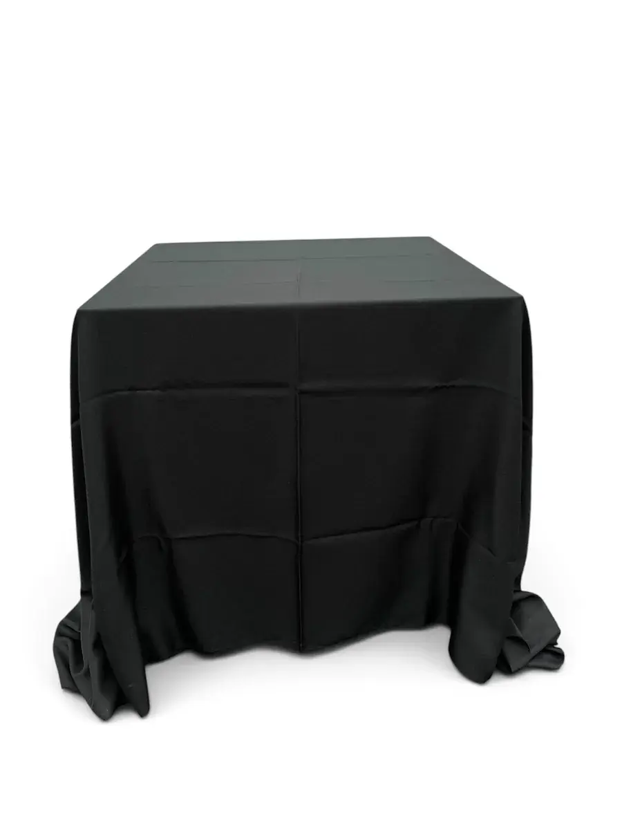 MANTEL CUADRADO COLOR NEGRO PEQUEÑO (2,40x2,40 CM.)