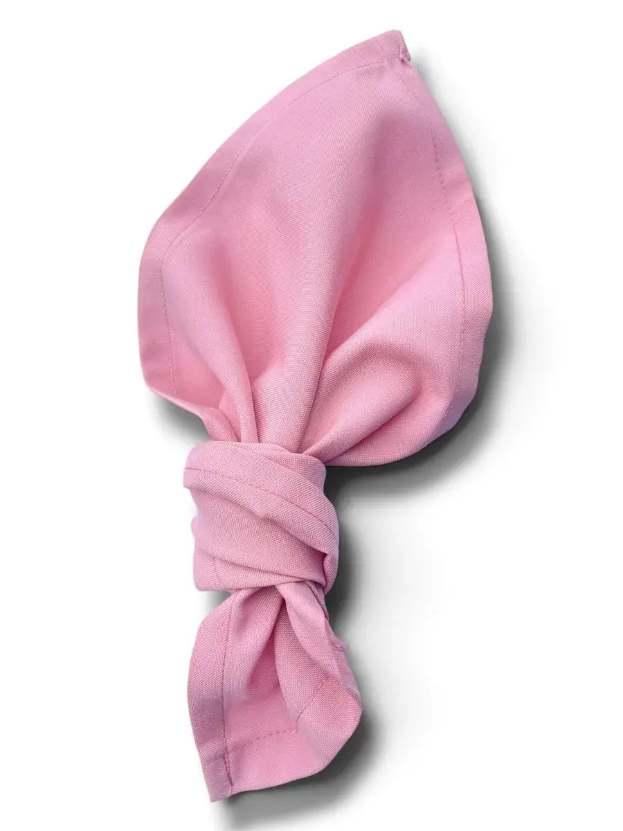 Servilleta de tela color rosado