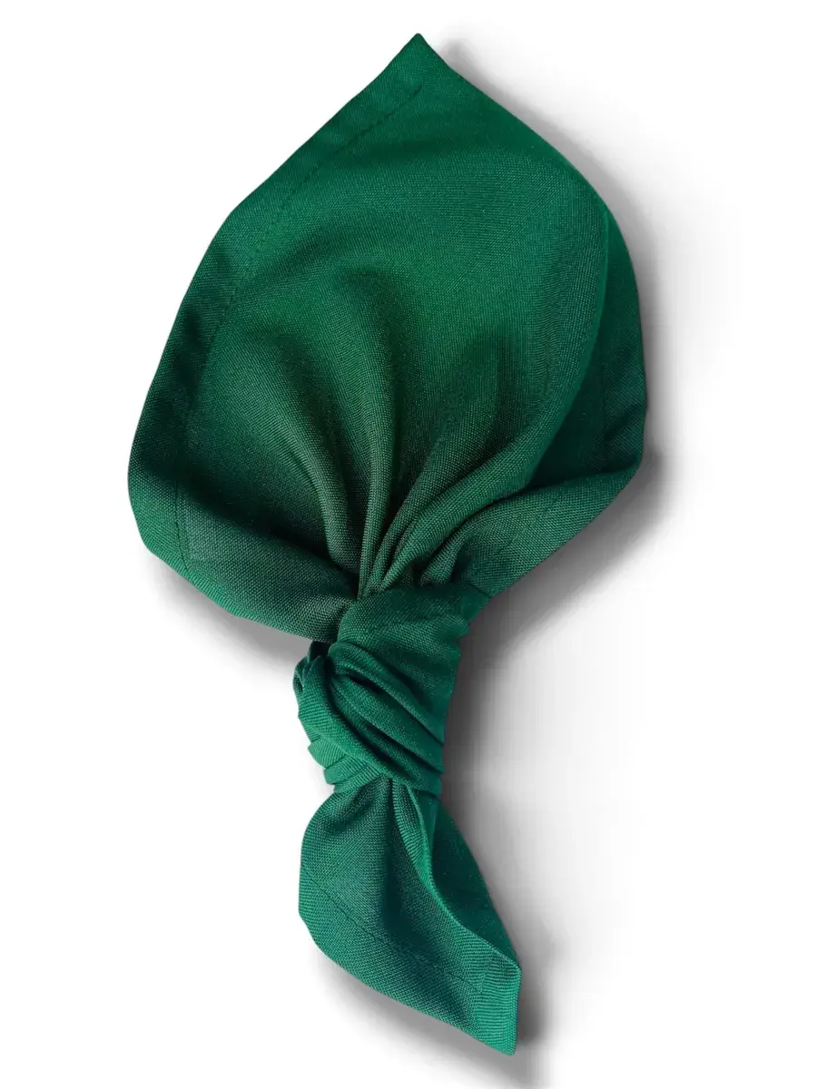 Servilleta de tela bistrech color verde esmeralda