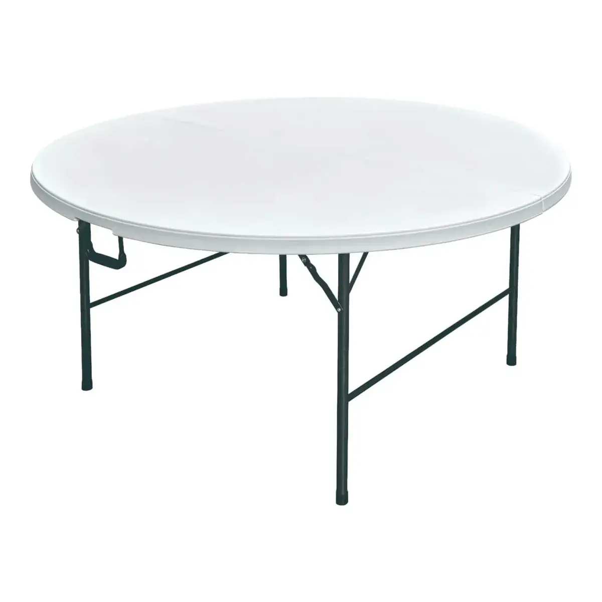 MESA REDONDA PLEGABLE 10 PERS. 1,50 DIÁMETROx75 CM