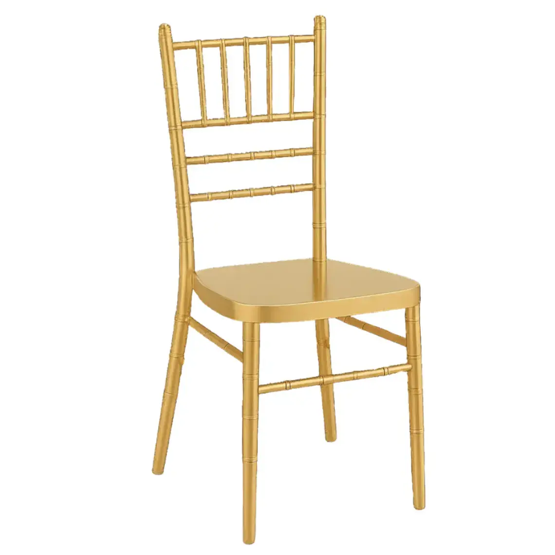 Silla chiavari dorada sin cojin