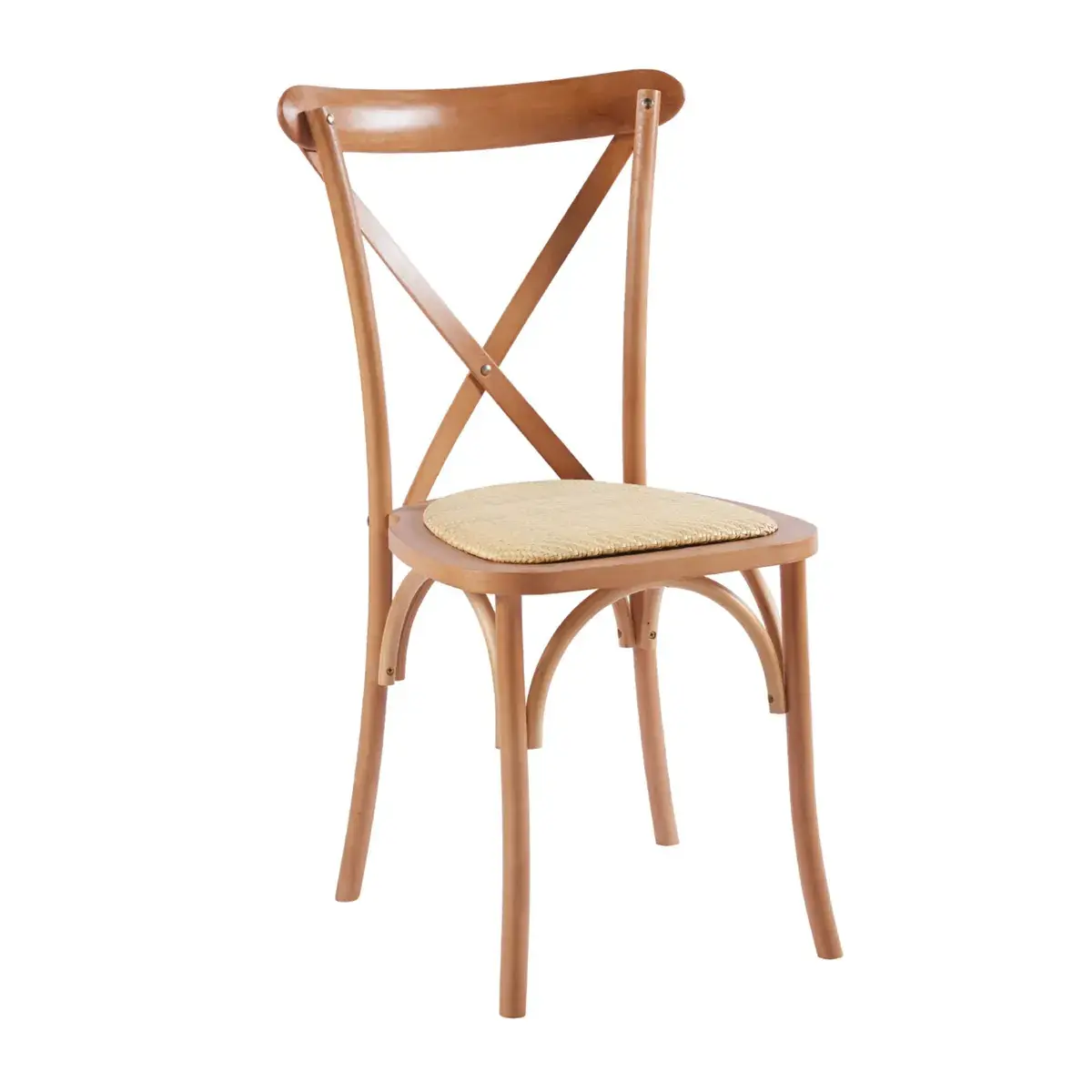Silla crossback madera natural