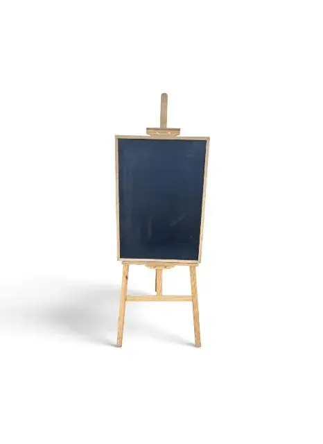 Pizarra 70x50 cm. con atril de madera